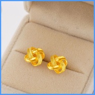 ♒ ♥ ℡ COD Saudi Gold 18k Pawnable Legit Earrings Earings for Women   Korean Style Rose Gold Earring