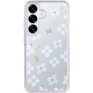 【預購】三星手機殼/Samsung Galaxy S25系列/花開原野/透白