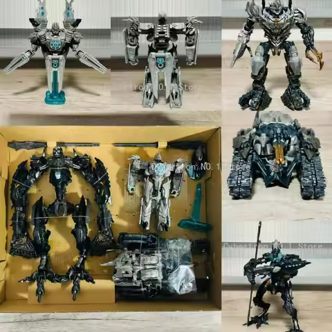 Transformers Studio Series Revenge of The Fallen Battle‑Damaged Megatron Soundwave Set Decepticon To