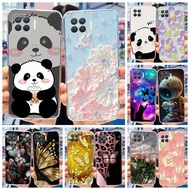 OPPO A93 2020 Cute Panda Flower Painted Casing OppoA93 4G CPH2121 CPH2123 Soft Silicone TPU Phone Ca