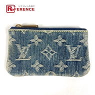 LOUIS VUITTONCA1017 交織字母牛仔布手拿包 Cle 零錢包