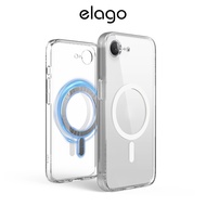 elago Magnetic Hybrid Clear Case Compatible for iPhone 16e, iPhone 17e