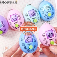 [ Wholesale Prices ] Decompression Toy Fair Game Keychain Bag Key Pendant Guessing Egg Key Ring Rock Paper Scissors Face Changing Egg Twisting Toy Kids Party Surprise Presents