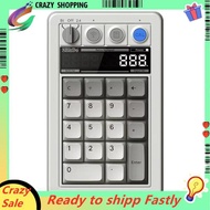 Retro 18 Mechanical Numpad for  Android  2.4G USB-C Support Calculator Mode with Hot-Swappable