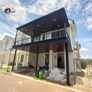 Kanopi balkon dak flat mezzanine & canopy alderon minimalis plafon pvc bandung //231