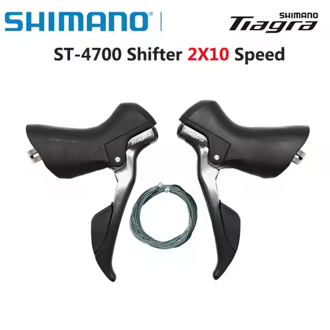 Shimano TIAGRA 4700 Shifter 2x10 Speed Dual Control Lever 2s 10s Road Bike Bicycle Shifter lever Ori