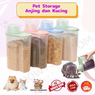 Cat food dog food Container cat food Place dryfood