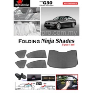 BMW G30 5 series 2016 - Present Magnetic Ninja Shades Sunshade (5pcs) Ninja Sun Shade