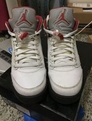 Nike 籃球鞋 Air Jordan 5代 流川楓 喬丹 AJ5 經典 白紅