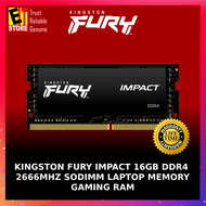 KINGSTON FURY IMPACT 16GB / 32GB DDR4-2666 SODIMM / GAMING LAPTOP RAM