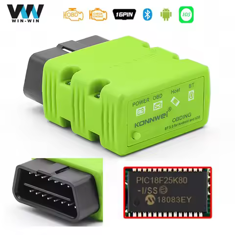 KONNWEI KW902 ELM327 V1.5 Bluetooth 5.0 OBD2 Scanner ELM 327 PIC18F25K80 Engine Check Car Scanner OB