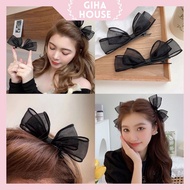 Set of 2 Super Cute Chiffon Bow Hairpins for Women KV1 GIHA