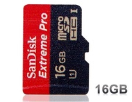 SanDisk Extreme Pro 16GB Class 10 TF/Micro SD Card (Black)