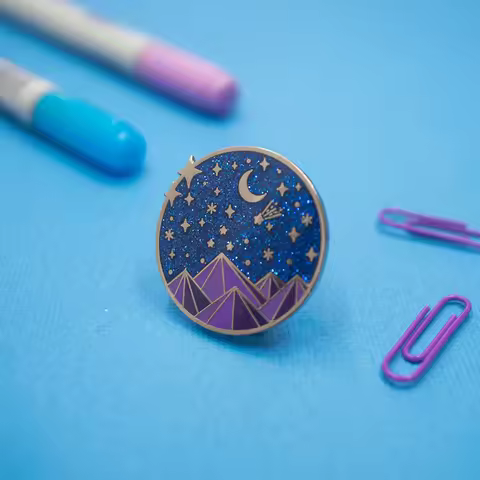 This Night Court Inspired Beautiful Glitter Pin Is perfect for any fan of the ACOTAR series or who w