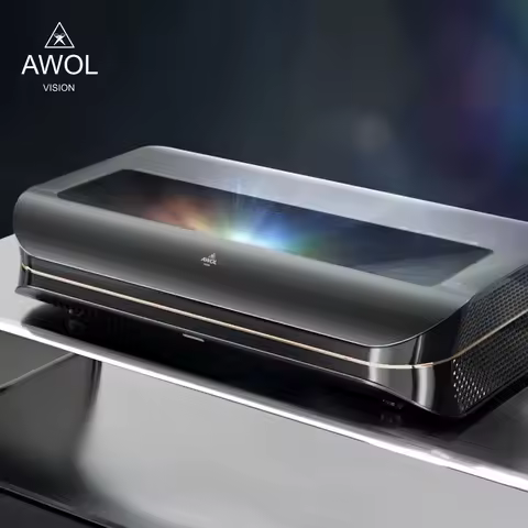 AWOL VISION LTV 3000 Pro Laser Projector UHD 4k Ultra Short Throw Laser Projector for Cinema Video H