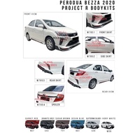 Perodua bezza 2020 2021 2022 2023 Project R bodykit body kit front side rear skirt lip trunk spoiler