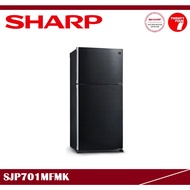 [ Delivered by Seller ] SHARP Gross 670L 2 Door Pelican Refrigerator / Fridge / Peti Sejuk SJP701MFM