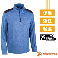 [WildLand] Male 4D Spruce Contrast Color Mountaineering Elastic Wear-Resistant Warm Sweatshirt (Four