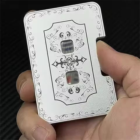 3D Mechanical Dice Spinner Aluminum Alloy Stress Relief Dice Spinner Toys Finger Press Card Auto Dic