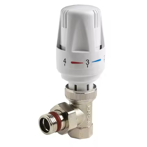 1Pcs Automatic Thermostatic Radiator Valve Floor Heating G1/2" G3/4" DN20/DN15 Low Pressure Standard