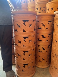 ฐานวางดินเผาทรงสูง27.5นิ้วกว้าง11นิ้วตกแต่งบ้านและสวนวางสิ่งของได้วางกระถางต้นไม้อ่างล้างหน้าอ่างปลา