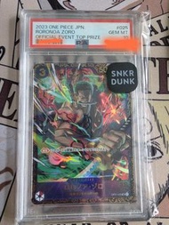 2023 海賊王 one piece card 索隆 卓洛 旗艦 PSA 10 zoro op01-025