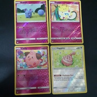 Pokemon Card TCG: Baby Pokemon: Azurill, Togepi, Cleffa, Happiny - Set of 4 cards (All REVERSE HOLO)