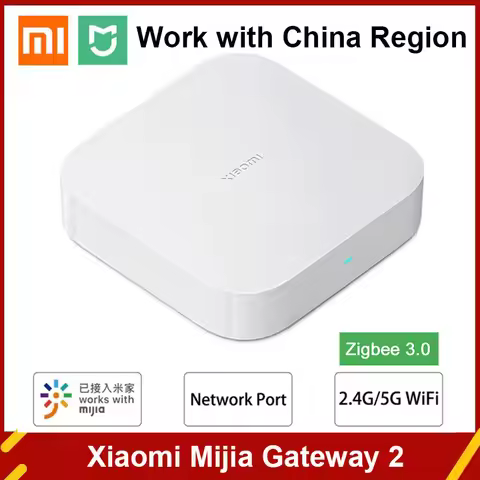 China Version Xiaomi Smart Home Hub 2 Zigbee 3.0 Intelligent Multi Mode Gateway Wifi 5GHz 2.4GHz Blu