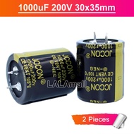 2pcs Capacitor 1000uF 200V Through Hole Electro Electrolytic Capacitor 200V1000uF 1000uF200V 30×35mm