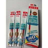 4 pcs  M&G G-5i GEL PEN REFILL 0.5 R3 & M&G G-7i GEL PEN REFILL 0.7 R5 m and g pen refill