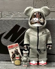日版 NIKE TECH FLEECE N98  BEARBRICK 400%+100%