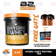 NEW 3KG HYDRO WHEY PROTEIN SPECIAL TUB BS NUTRITION