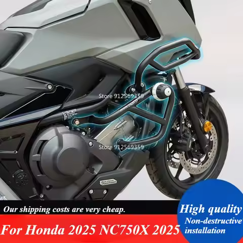 Guard Bar Is Shockproof Bumper Large Surround Bumper Modified Accessories Fit for Honda 2025 NC750X 