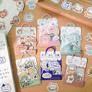 [DZ] ST469 - 40pcs Kawaii Cat Paper Sticker Lot for Diary