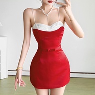 DUNEA Women's Color Block Cami Dress