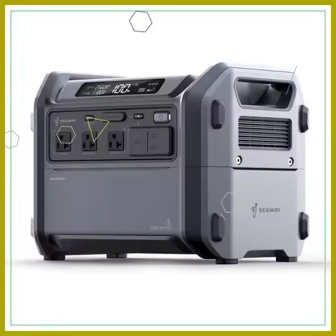 Portable Power Station 1000W, 2200W AC Outlets, 1024Wh LiFePO4 Battery, Expandable to 5kWh for Campi