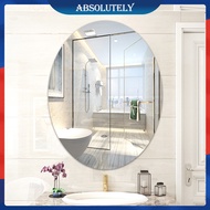 3d Oval Mirror Sticker Acrylic Glass Mirror Wall Sticker Already With Adhesive Bathroom Acrylic Mirror Wallpaper