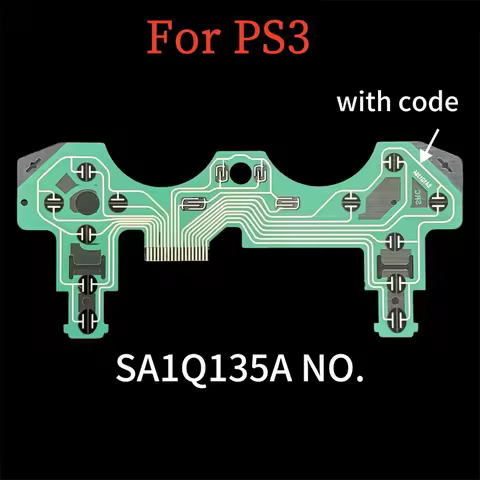 50pcs/lot Keypad Flex Cable for PS3 Game Pad Controller SA1Q135A 135a Conductive Film for PlayStatio