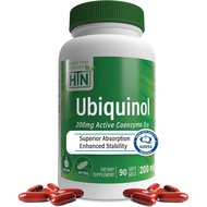 Ubiquinol 200 Milligram EAF CoQ10 (Enhanced Absorption Formula Coenzyme Q10 as Kaneka Ubiquinol) (90