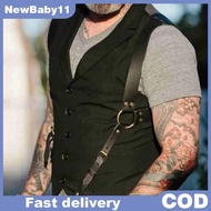 NY Men's Suspenders Belts Fashion Men's Suspenders Belts Suspenders Leather Straps NBaby