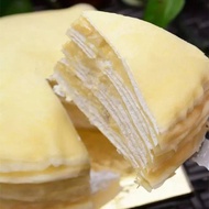 Frozen Mille Crepe Cake 6-Inch 400g – Real Musang King Durian Puree Assorted Flavors Perfect for Tea