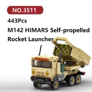 ✨M142 HIMARS Rocket Launcher Building Blocks 443 Pcs WANGE Tank Bricks Toy Set
