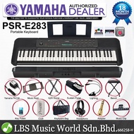 Yamaha PSR-E283 61 Keys Portable Keyboard Complete Package with Premium Pedal (PSRE283 PSR E283)