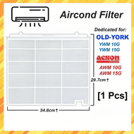 (1pcs) ORIGINAL Old-York/Acson Wall Mounted Aircond Filter # Old-York(YWM10G/YWM15G) # Acson(AWM10G/
