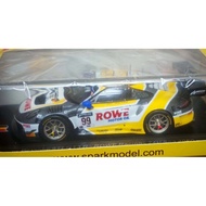 Spark 1: 43 Porsche 911 gt3r 2020 Racing Model rowe Engine Oil Painting No. 99