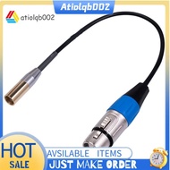 REXLIS 1FT Mini XLR Male to XLR Female Adapter Cable, 3-Pin Mini XLR to XLR Video Cable, for BMPCC 4
