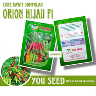 Benih Cabe Cabai Rawit Pedas Dompolan Hijau ORION HIJAU 10 Gram You Seed