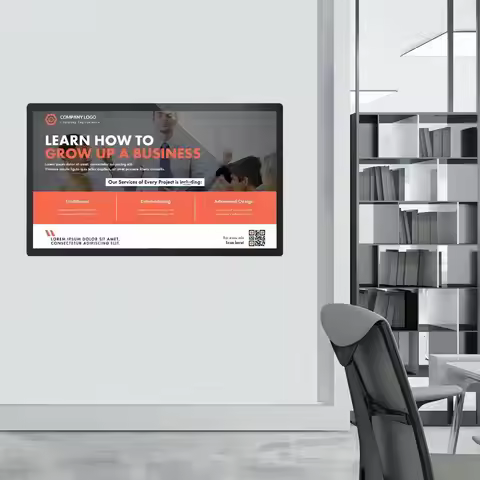 21.5 Inch Wall Mounted Android Tablet Capacitive FHD 1080P Touch Screen PC AIO Monitor KDS Advertise