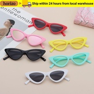 HORIZO Kids Sunglasses Boys Girls Narrow Frame Retro Sunglasses