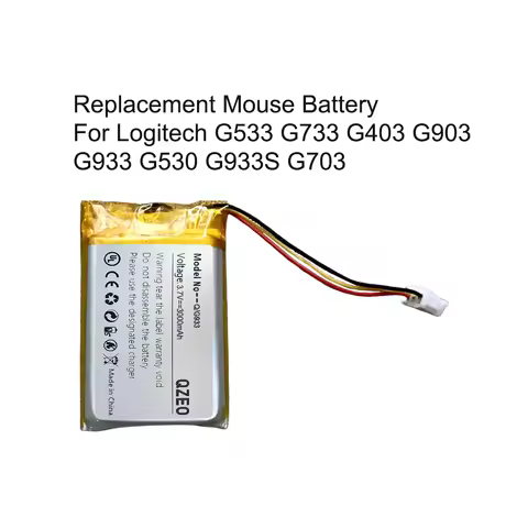Replacement Mouse Battery For Logitech G533 G733 G403 G903 G933 G530 G933S G703